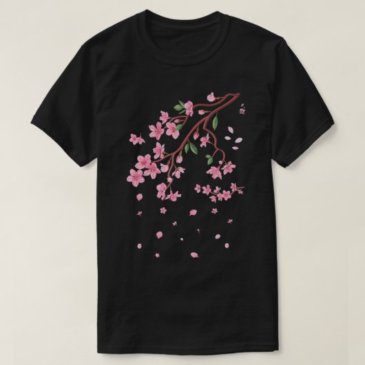 Spring Time Flowers Sakura Cherry Blossom T-shirt (Design voorkant)