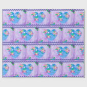 Spring Time Heart - Kinder kunst voor CHOC Cadeaupapier (Vlak)