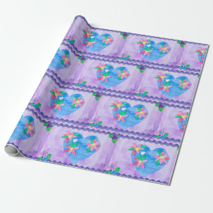 Spring Time Heart - Kinder kunst voor CHOC Cadeaupapier