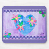Spring Time Heart - Kinder kunst voor CHOC Muismat (Voorkant)