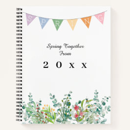 Spring Together Plan Floral Notitieboek