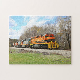Spring Train Color Schilderachtig Family Fun Puzzl Legpuzzel
