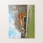 Spring Train Color Schilderachtig Family Fun Puzzl Legpuzzel (Verticaal)