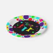 Spring/Trampoline Birthday Party Papieren Bordje (Gekanteld)