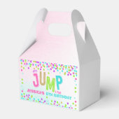 Spring Trampoline Birthday Party Supplies Decor Bedankdoosjes (Achterkant)