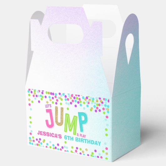 Spring Trampoline Birthday Party Supplies Decor Bedankdoosjes (Geopend)