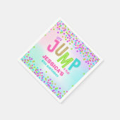 Spring Trampoline Birthday Party Supplies Decor Servet (Hoek)