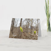 Spring tree bud for Hope denkend aan jou Kaart (Voorkant)