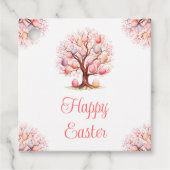Spring Tree Easter Egg Hunt Bedankjes Labels (Voorkant)