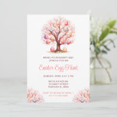 Spring Tree Easter Egg Hunt Kaart (Staand voorkant)