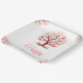 Spring Tree Easter Egg Hunt Papieren Bordje (Gebogen)