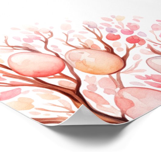 Spring Tree Easter Egg Hunt Poster (Hoek)