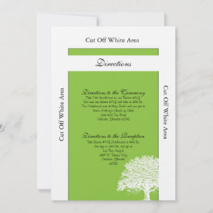 Spring Tree Green/White Wedding Routebeschrijving  Kaart