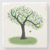 Spring Tree Stone Onderzetter (Voorkant)