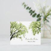 Spring Trees 2 - Save the Date Briefkaart (Staand voorkant)