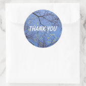 Spring Trees Dank je Ronde Sticker (Tas)