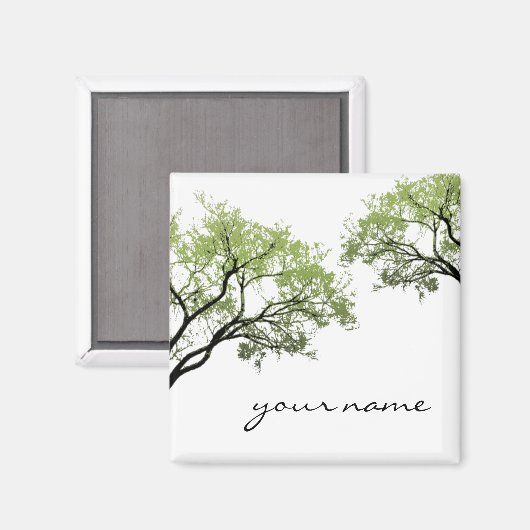 Spring Trees Magnet (Voorkant / Achterkant)