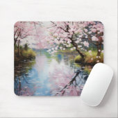 Spring Trees River Muismat (Met muis)