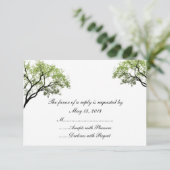 Spring Trees RSVP-kaarten RSVP Kaartje (Staand voorkant)
