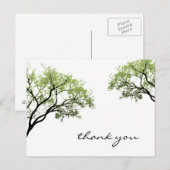 Spring Trees Silhouette Briefkaart (Voorkant / Achterkant)