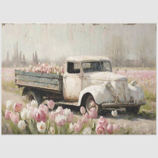 Spring Truck Tissuepapier (Voorkant)