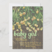 Spring Tulip Baby shower Uitnodiging (Voorkant)