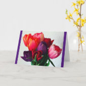 Spring Tulip Bouquet Kaart (Gele Bloem)