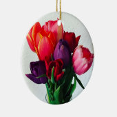 Spring Tulip Bouquet Keramisch Ornament (Rechts)