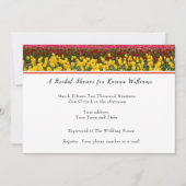 Spring Tulip bruids douche uitnodiging (Voorkant)