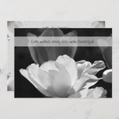 Spring Tulip bruiloft uitnodiging (Voorkant / Achterkant)