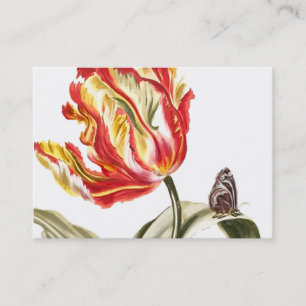 Spring Tulip Butterfly Floral Alternative Health Visitekaartje