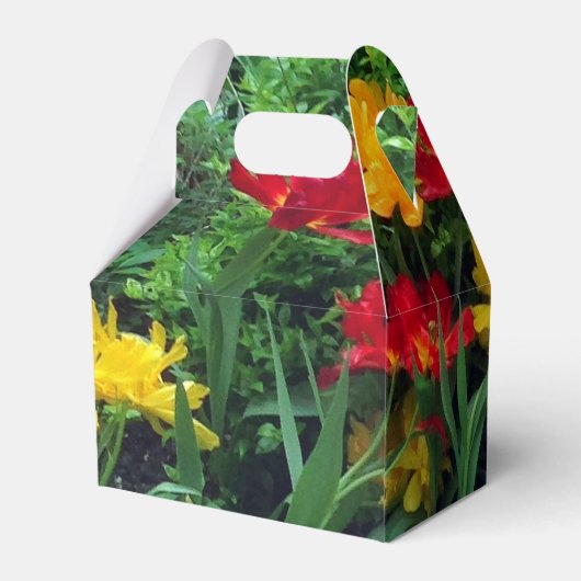 Spring Tulip Favor Box Bedankdoosjes (Achterkant)