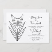 Spring Tulip Floral Hand Drawn Earthy Kaart (Voorkant)