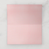 Spring Tulip Floral Place Cards Plaatskaartje (Binnenkant ongevouwen)