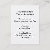 Spring Tulip | Florence-Waterverf Visitekaartje (Achterkant)