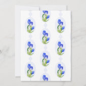 Spring Tulip Flowers 2e Kind Baby Strooi Kaart (Achterkant)