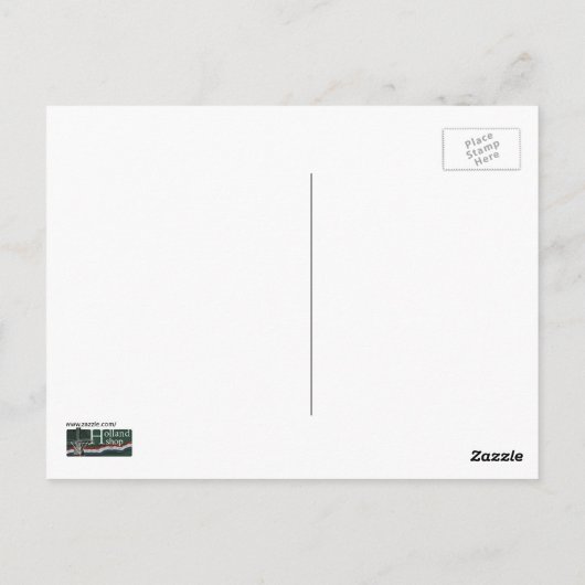 Spring Tulip Flowers Briefkaart (Achterkant)