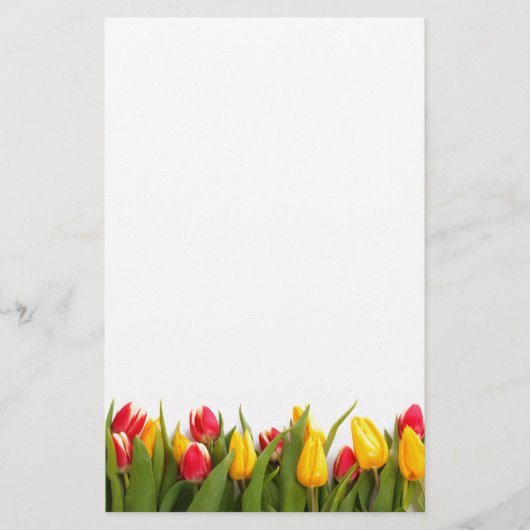 Spring Tulip Garden Briefpapier (Voorkant)
