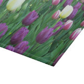 Spring Tulip Garden Floral Snijplank (Hoek)