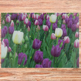 Spring Tulip Garden Floral Snijplank