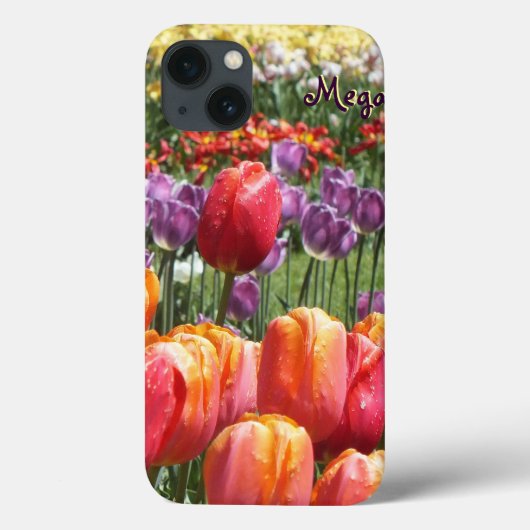 Spring Tulip Garden iPad Air Case - Personaliseren (Achterkant)