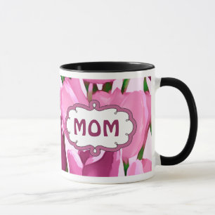 Spring Tulip Painting Moederdag Gift Mok