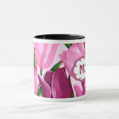 Spring Tulip Painting Moederdag Gift Mok (Midden)