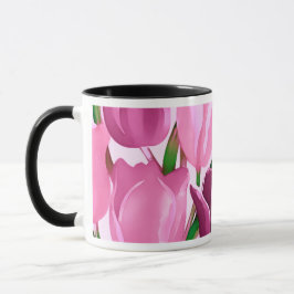 Spring Tulip Painting Moederdag Gift Mok