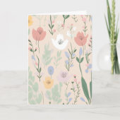 Spring Tulip Patroon Kaart (Voorkant)