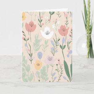 Spring Tulip Patroon Kaart