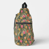 Spring Tulip Patroon Sling Bag (Voorkant)