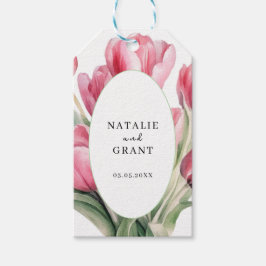 Spring Tulip Wedding Cadeaulabel