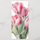 Spring Tulip Wedding Menu (Achterkant)