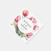 Spring Tulip Wedding Servet (Hoek)